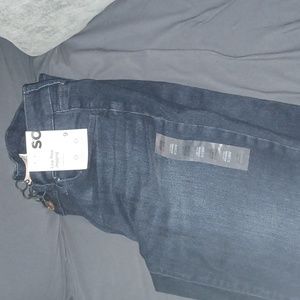 SO junoirs low rise jegging superstretch. size 9/29. Dark blue. New with tags